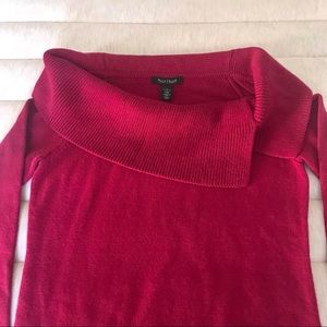 WHBM Cranberry Red Holiday Sweater